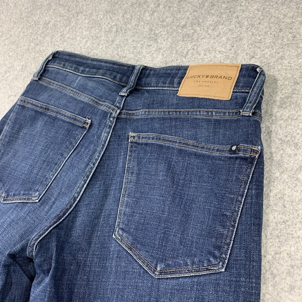 Lucky Brand Jeans Womens Size 10 /30 Ankle Blue Low Rise Skinny Lolita - Picture 9 of 11